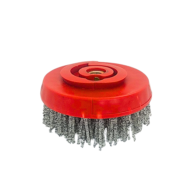4.5" Carbide Antiquing Brush – Premium Leathering & Texturing System