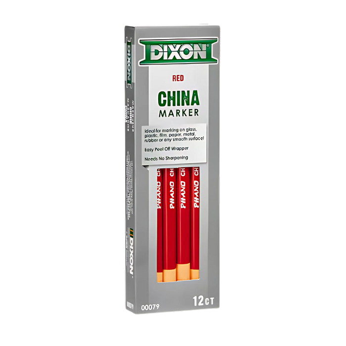 Phano Red China Markers – Box of 12 — product photo; select the listed option