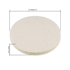 4" Felt Buff Pad – Premium