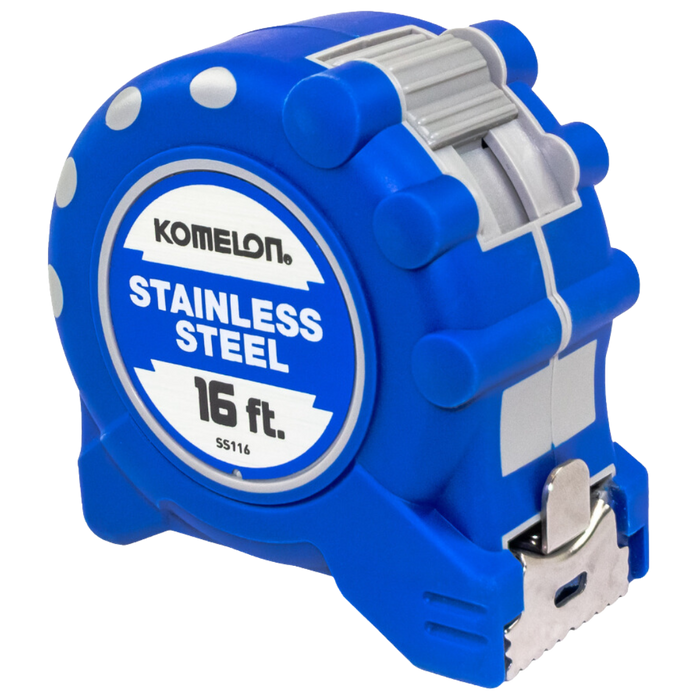 Komelon SS116 16 ft Stainless Steel Gripper Tape Measure — product photo; select the listed option
