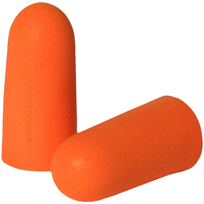 MAX Preshaped High-Protection Foam Ear Plugs (Bulk Box of 200 Pairs)