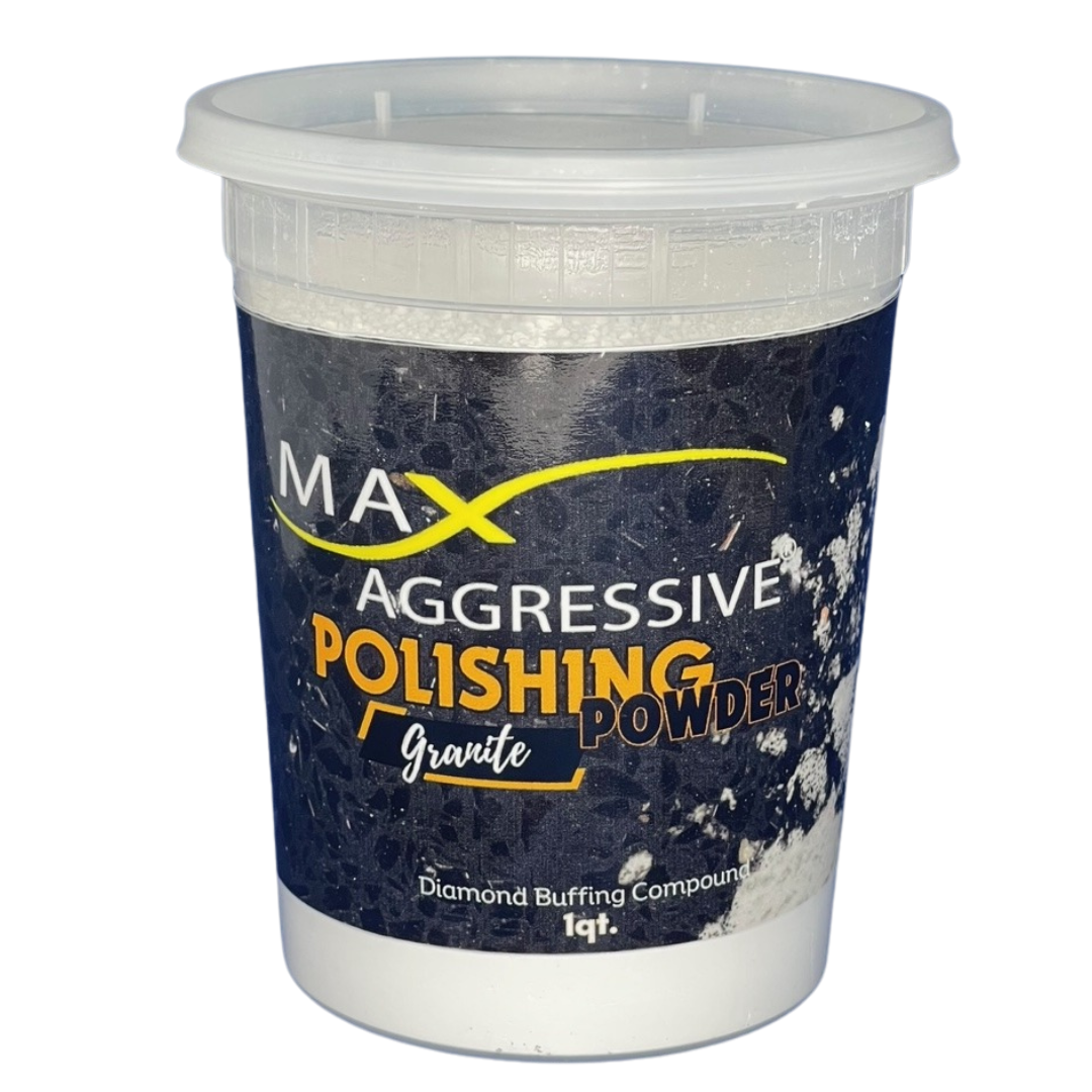 Max Aggressive Granite Polishing Powder White (1QT)