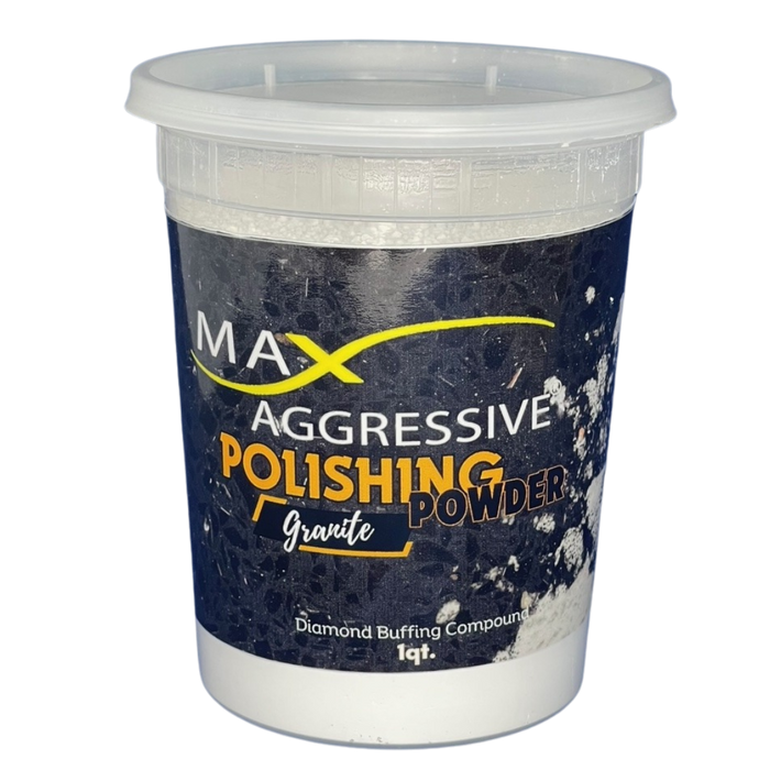 Max Aggressive Granite Polishing Powder White (1QT)