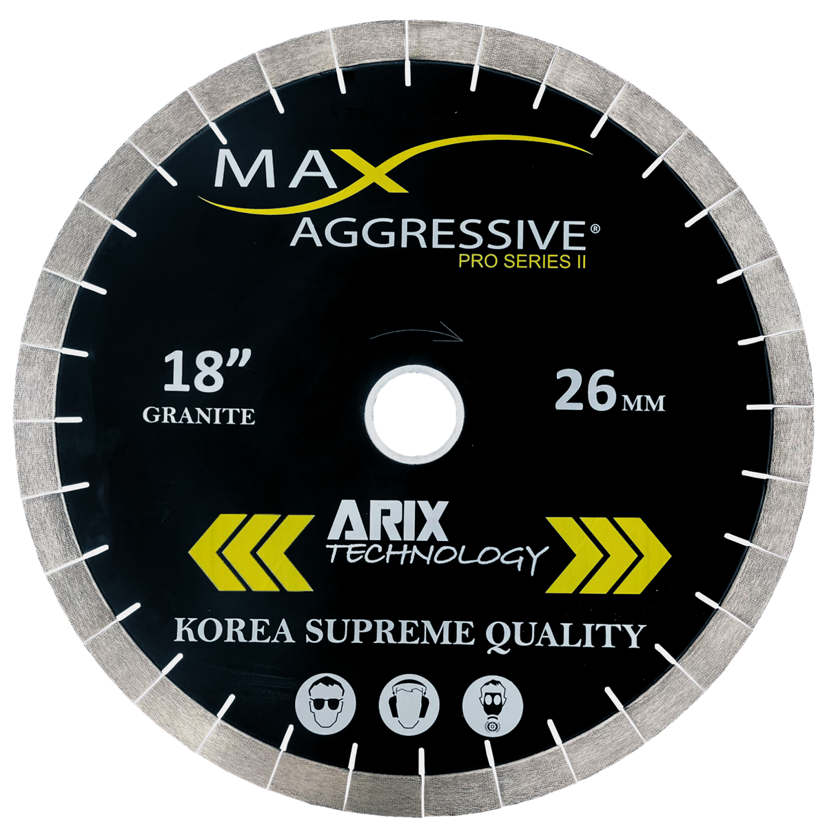 Max Aggressive Arix G3 Pro Serie II 26mm Diamond Blade