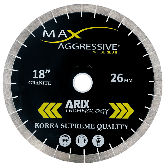 Max Aggressive Arix G3 Pro Serie II 26mm Diamond Blade