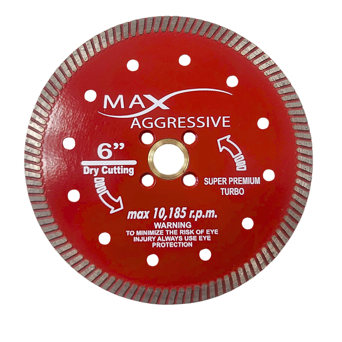 Max Aggressive Super Premium Red Diamond Turbo Blade – Versatile High-Performance Cutting Disc