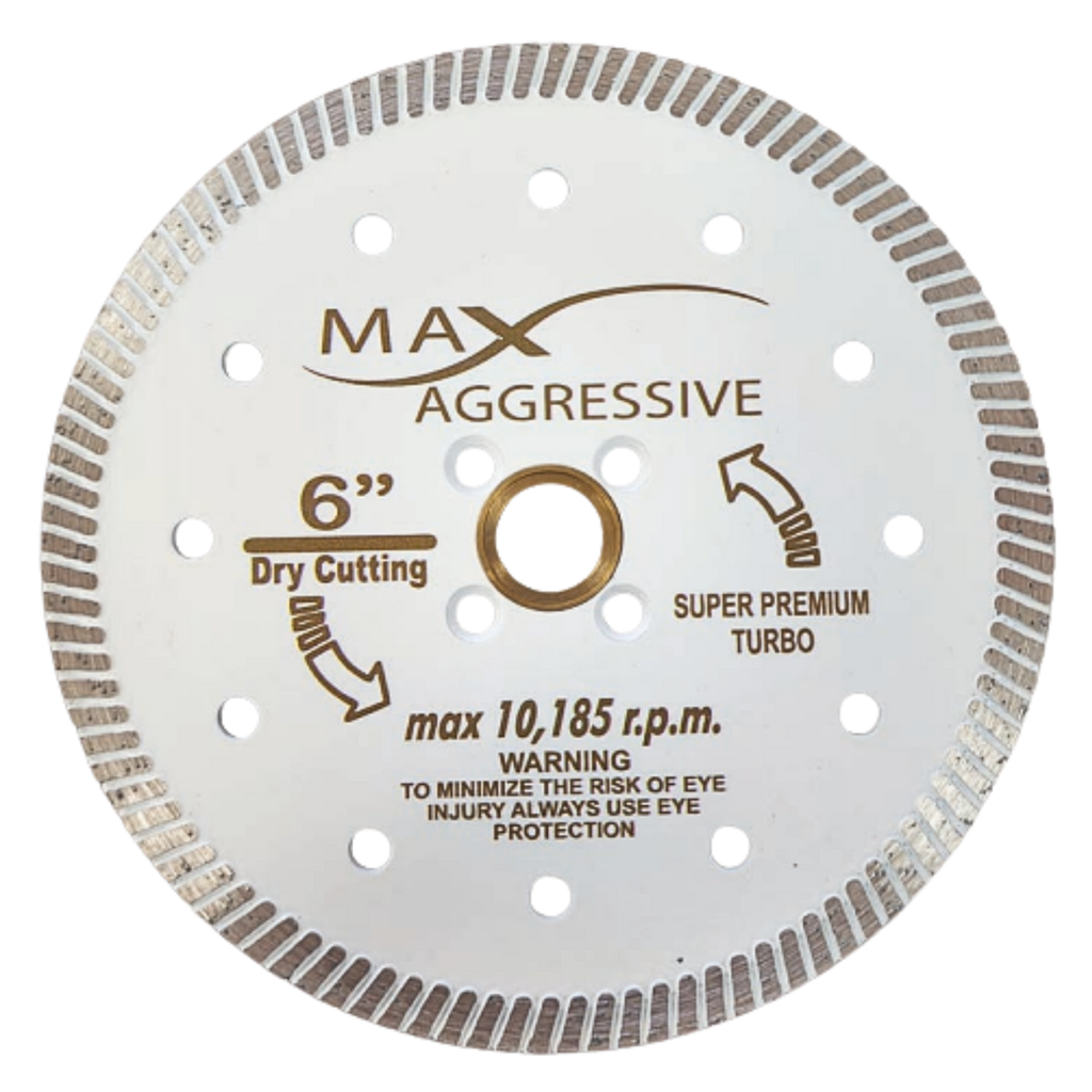Max Aggressive Premium White Turbo Blade – Versatile Multi-Material Cutting Disc