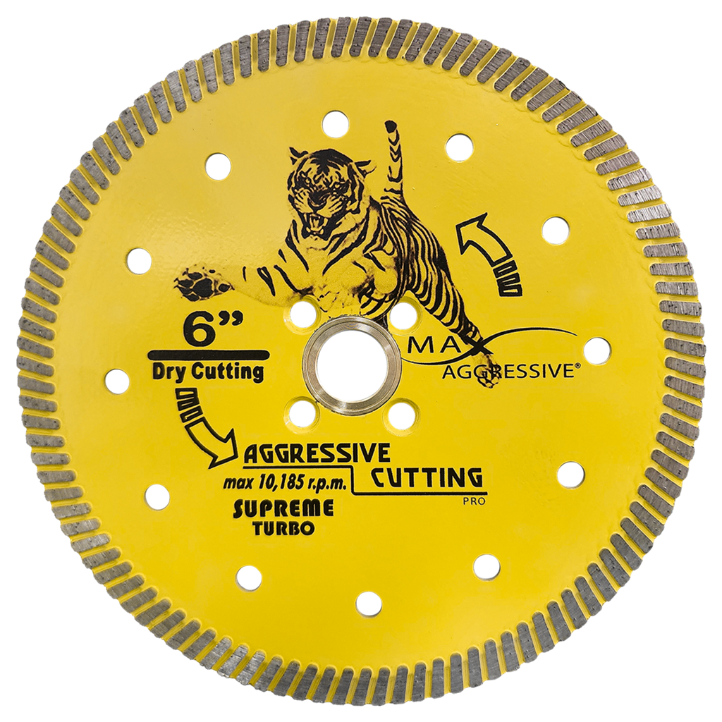 Max Aggressive Yellow Tiger Supreme Turbo Blade – Ultra-Fast Precision Diamond Disc
