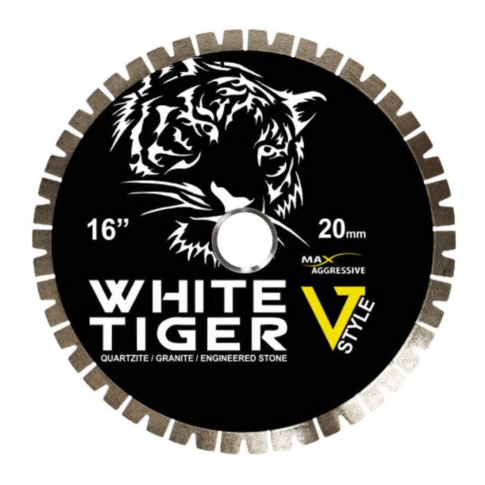 White Tiger V Style Blade 20mm Diamond Blade
