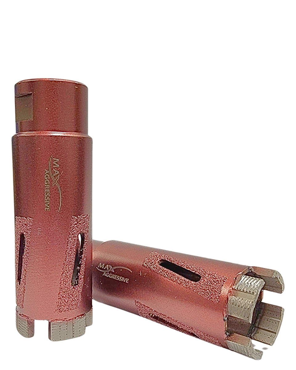 Max Aggressive Core Drill Bit Premium Brown Arix Series - High-Speed Segmented Granite Hole Saw