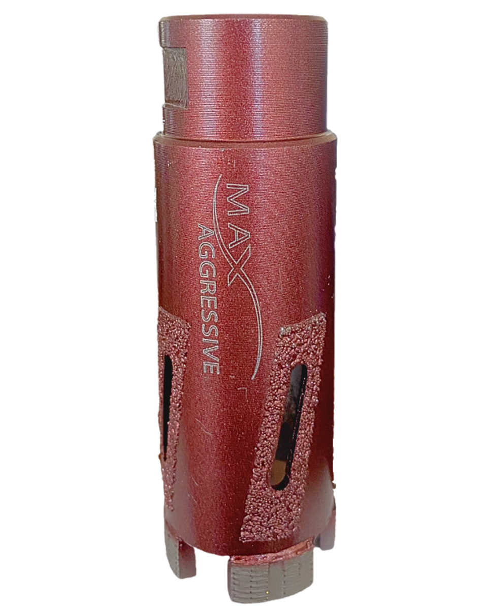 Max Aggressive Core Drill Bit Premium Brown Arix Series - High-Speed Segmented Granite Hole Saw