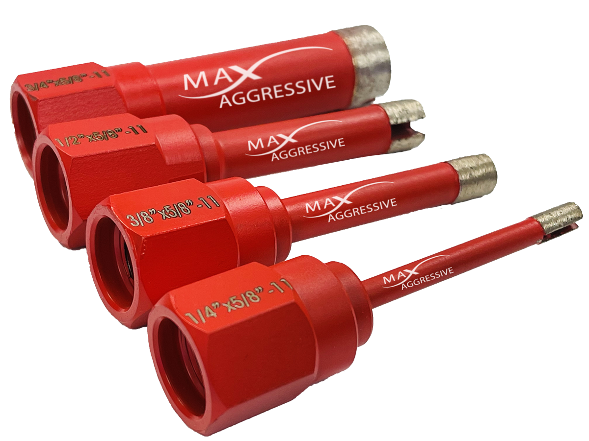Max Aggressive Premium Red Non-Core Bits