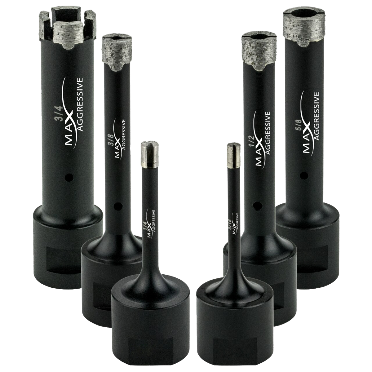 Max Aggressive – Non-Core Bit Dry Premium Black Solid Turbo System