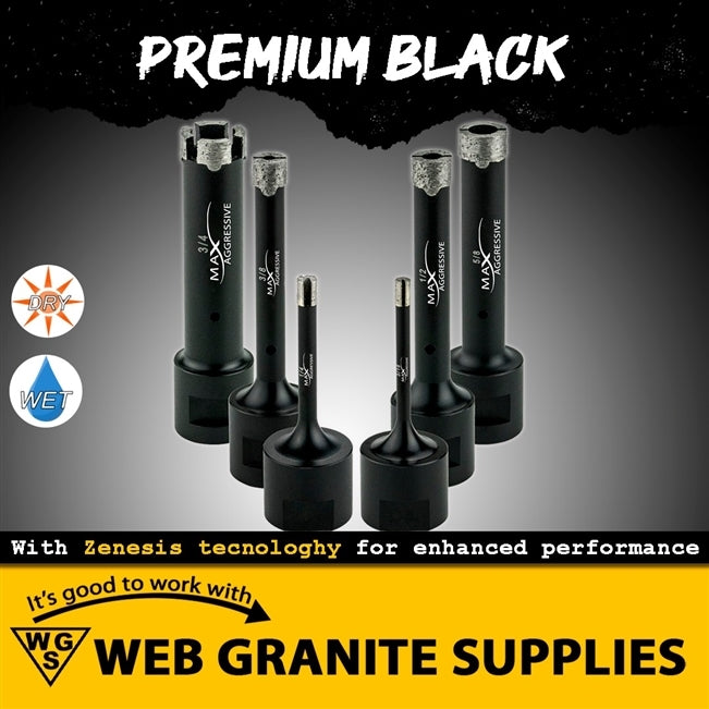 Max Aggressive – Non-Core Bit Dry Premium Black Solid Turbo System