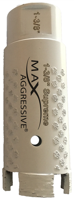 Max Aggressive Core Bit White Supreme – High-Speed Premium Core Drilling System