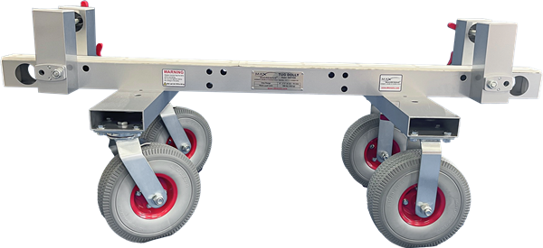 Max Aggressive Industrial Tug Dolly – Slab & Glass Transport System