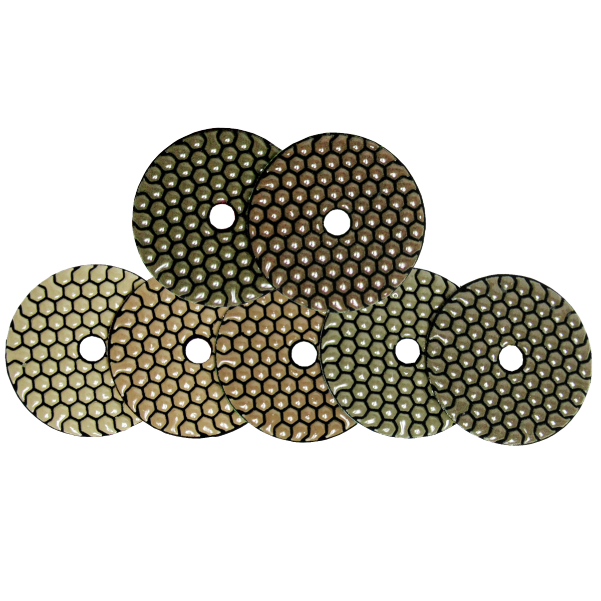 4" Premium Dry Polishing Pads Shine – Ultra-Flexible On-Site Diamond System