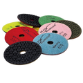4" Wet Polishing Pads New Style Premium – 7-Step CNC-Ready Diamond System