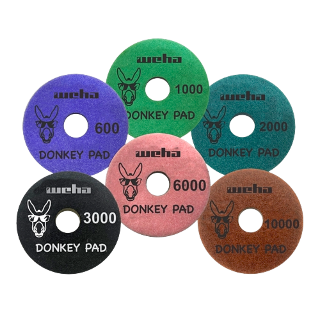 Weha 4" Donkey Quartz Face Polishing Pads – Premium Surface
