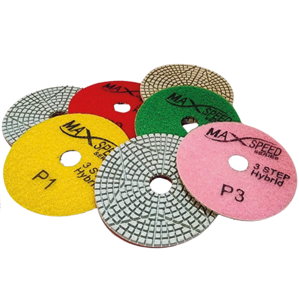MaxSpeed 3-Step Diamond Polishing Pads – High-Efficiency Thermal System