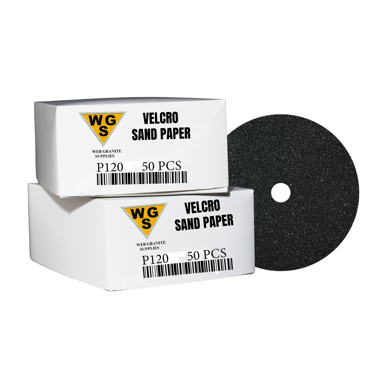 4" Silicon Carbide Hook & Loop Sanding Discs (50-Pack)