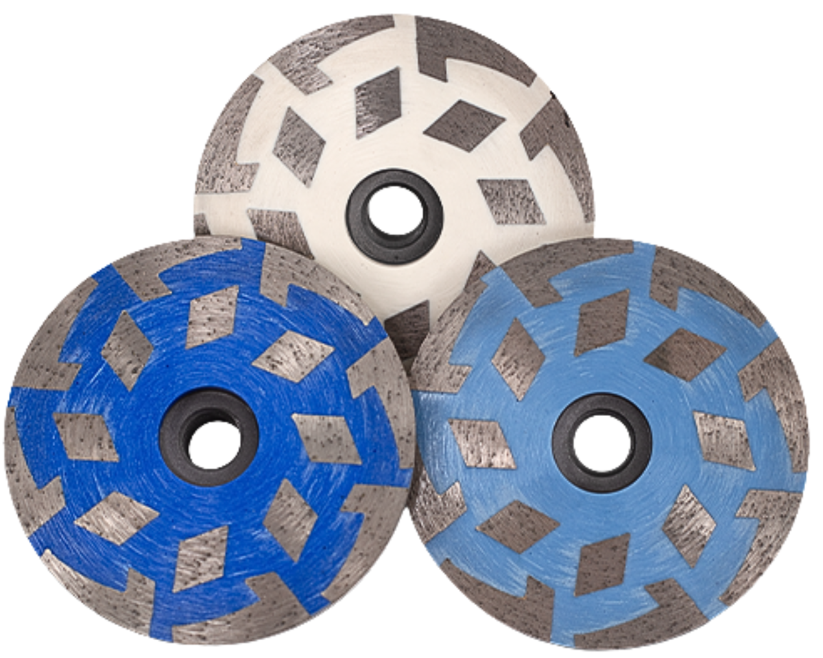ZENESIS Resin Cup Wheels — 4 in — product photo; select the listed option