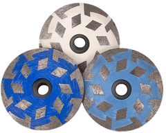 ZENESIS Resin Cup Wheels — 4 in — product photo; select the listed option