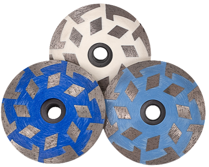ZENESIS Resin Cup Wheels — 4 in — product photo; select the listed option