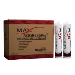Max Aggressive Siliconized Acrylic Caulk Sealant (Bulk Box of 24)