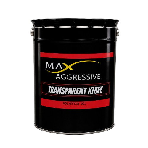 Max Aggressive Transparent Knife Grade Polyester Adhesive