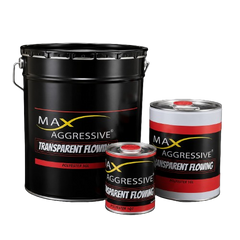 Max Aggressive Transparent Flowing Polyester Adhesive