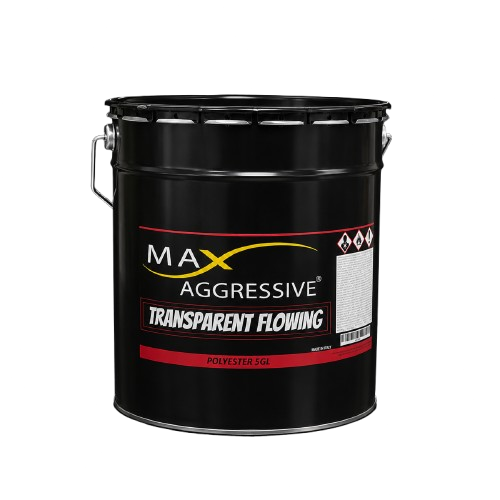 Max Aggressive Transparent Flowing Polyester Adhesive