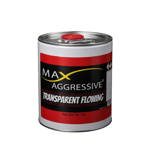 Max Aggressive Transparent Flowing Polyester Adhesive
