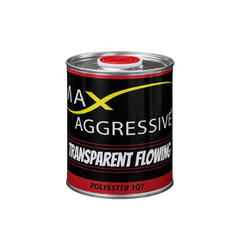 Max Aggressive Transparent Flowing Polyester Adhesive