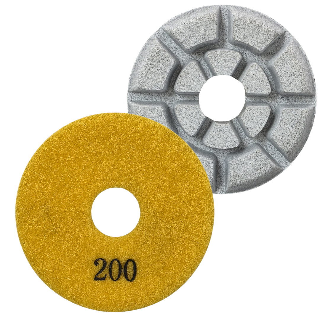 RY White Resin Floor Pads — product photo; select the listed option