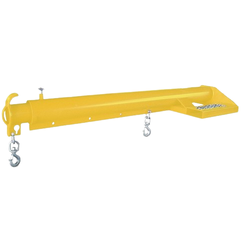 Yellow Telescopic Forklift Boom — For Natural & Engineered Stone