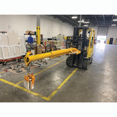 Yellow Telescopic Forklift Boom — For Natural & Engineered Stone