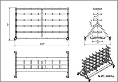 Backsplash Storage Rack
