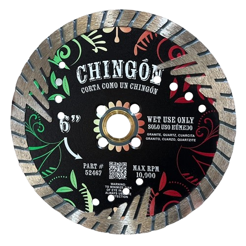 Chingon Premium Side Diamond Turbo Blade for Granite, Quartz & Marble Countertop Fabrication