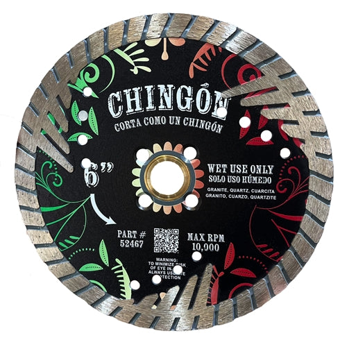 Chingon Premium Side Diamond Turbo Blade for Granite, Quartz & Marble Countertop Fabrication