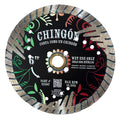 Chingon Premium Side Diamond Turbo Blade for Granite, Quartz & Marble Countertop Fabrication