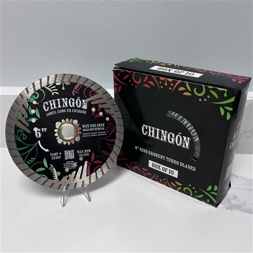 Chingon Premium Side Diamond Turbo Blade for Granite, Quartz & Marble Countertop Fabrication