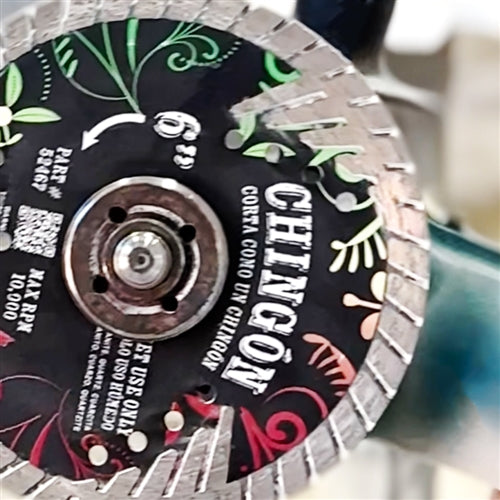Chingon Premium Side Diamond Turbo Blade for Granite, Quartz & Marble Countertop Fabrication