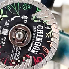 Chingon Premium Side Diamond Turbo Blade for Granite, Quartz & Marble Countertop Fabrication