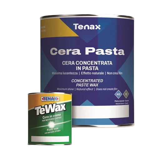 Tenax Cera Pasta Wax Paste - 1 Liter (Clear & Black)