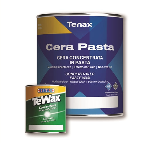 Tenax Cera Pasta Wax Paste - 1 Liter (Clear & Black)