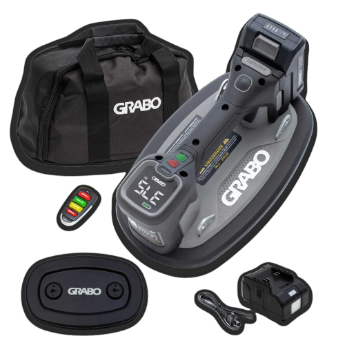 Grabo PRO BRUSHLESS Electric Vacuum Suction Cup Lifter for Granite & Marble Slab - Stone Fabrication