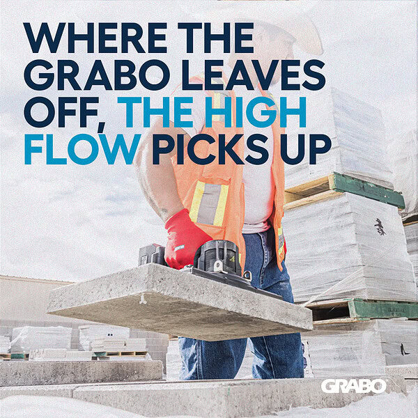 GRABO® HighFlow Heavy-Duty Portable Vacuum Lifter Kit