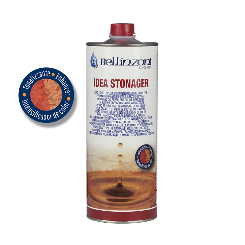 Bellinzoni IDEA STONAGER Stone Color Enhancer — product-family photograph; only the selected option is supplied