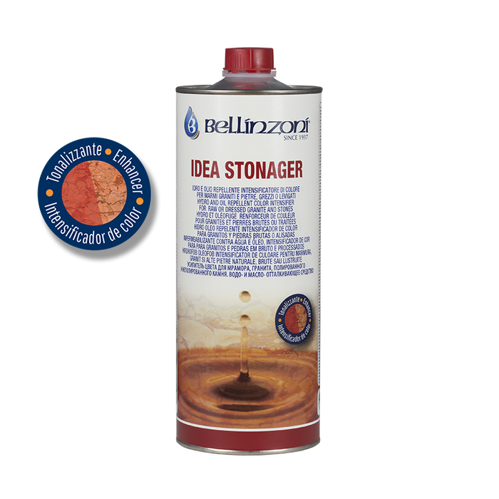 Bellinzoni IDEA STONAGER Stone Color Enhancer — product-family photograph; only the selected option is supplied